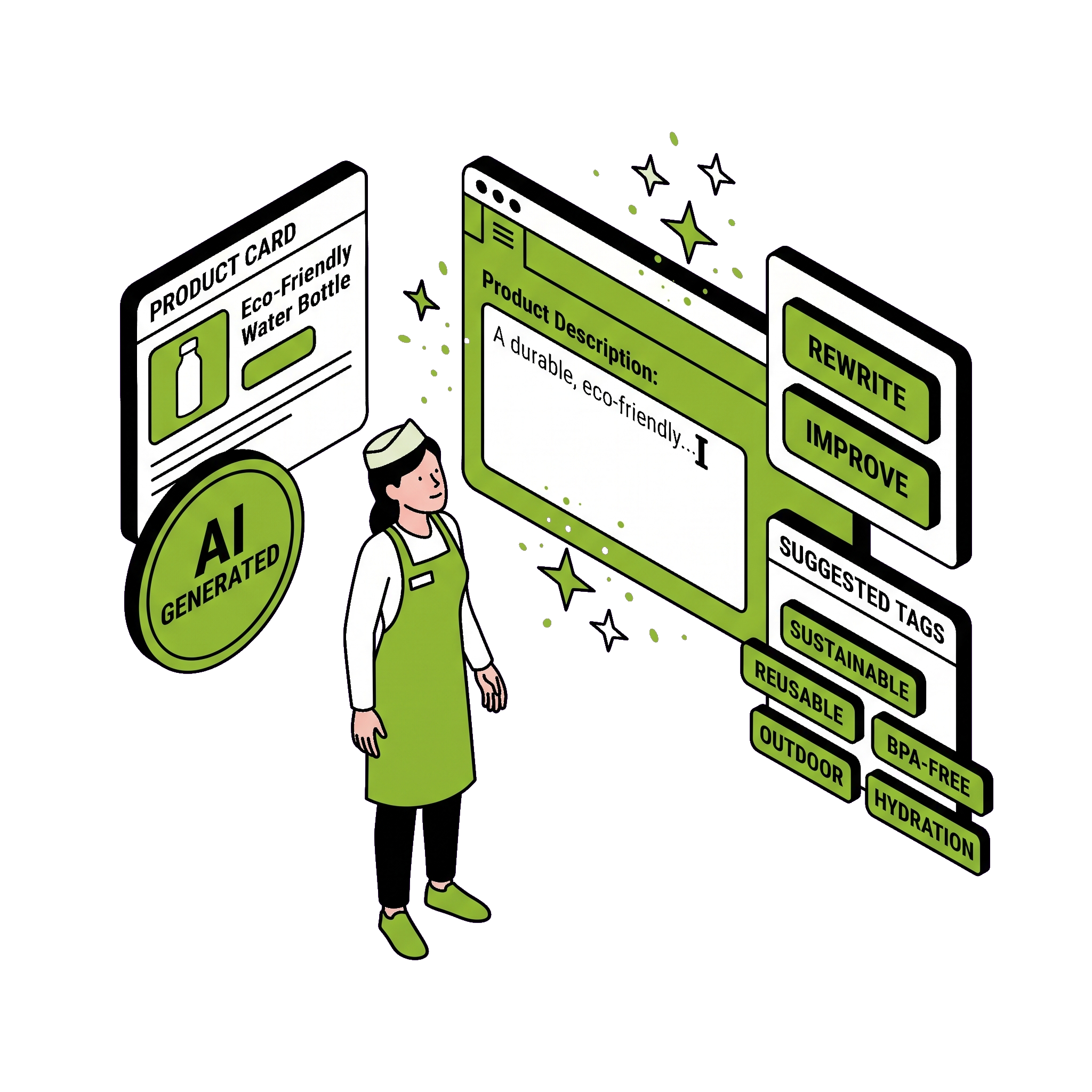 Planet AI generating product descriptions